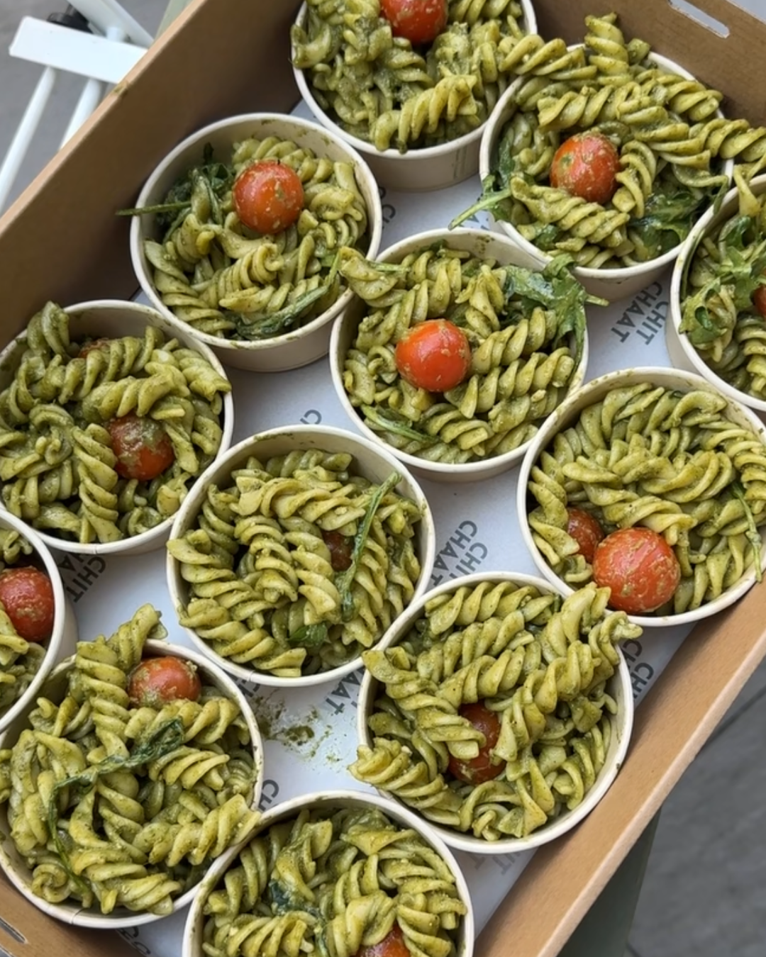 Pesto pasta salad