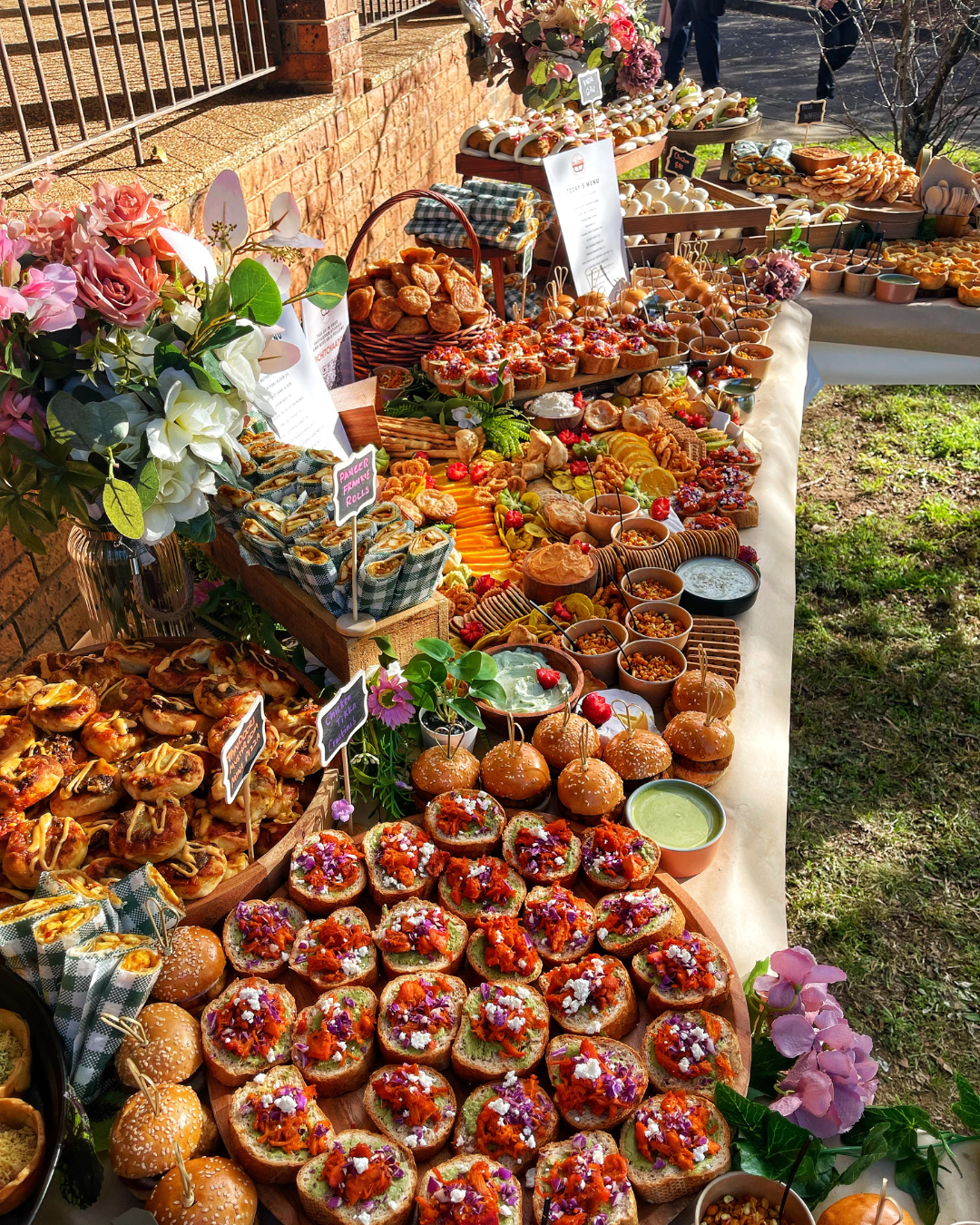 Outdoor grazing event