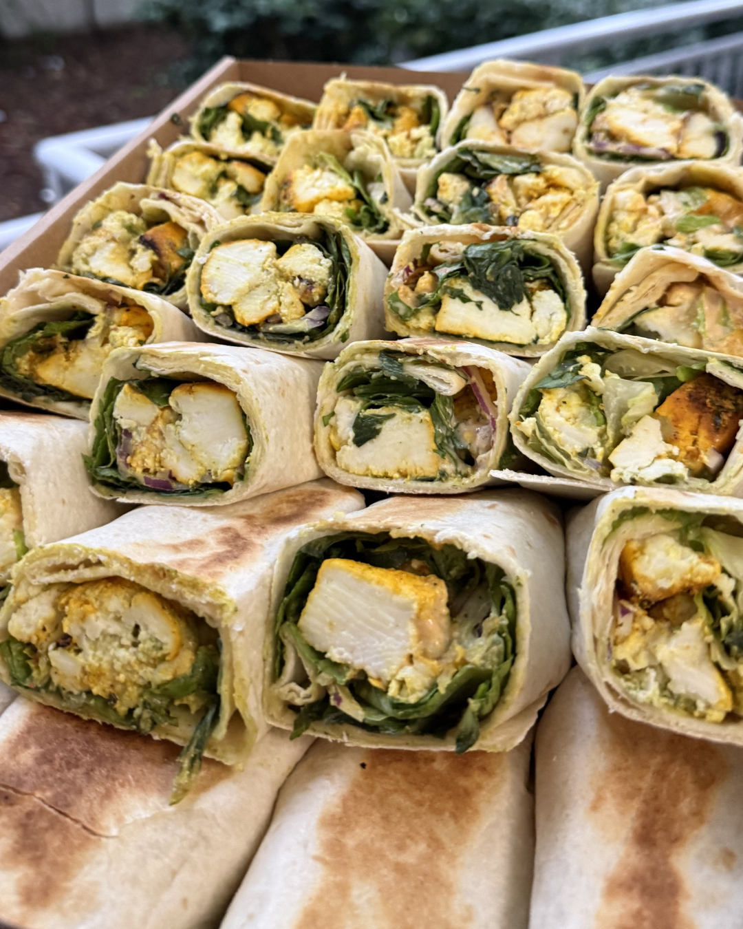 Paneer tikka wraps